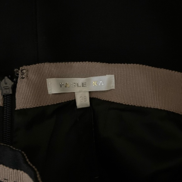 NWT PAULE  KA Black Cotton Pencil Skirt 38 
Elegant Career Work Sexy Straight - Picture 3 of 5